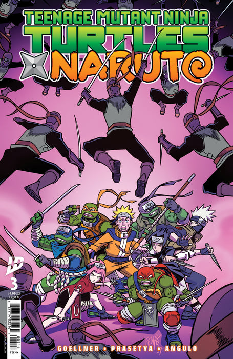 Teenage Mutant Ninja Turtles x Naruto #3 Variant RI (25) (Smith)