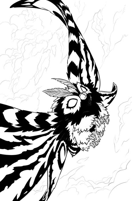 Mothra: Queen of the Monsters #3 Variant RI (50) (Campbell B&W Full Art)