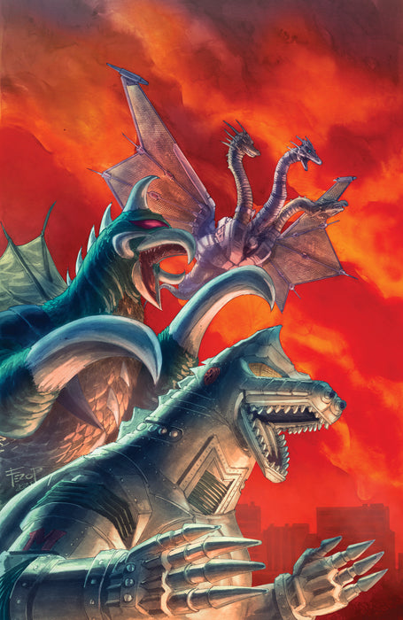 Godzilla: Here There Be Aliens #4 Variant RI (25) (Pe Full Art)