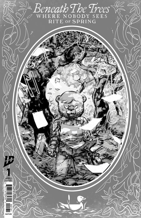 Beneath the Trees Where Nobody Sees: Rite of Spring #1 Variant RI (50) (Rossmo Storybook Variant B&W)