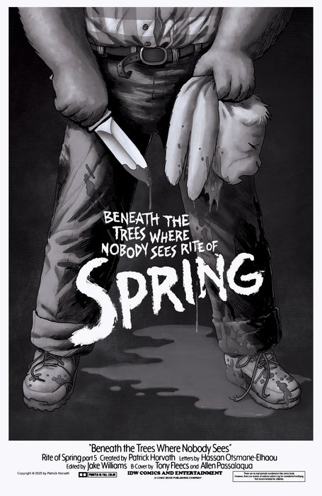 Beneath the Trees Where Nobody Sees: Rite of Spring #5 Variant RI (25) (Fleecs B&W)