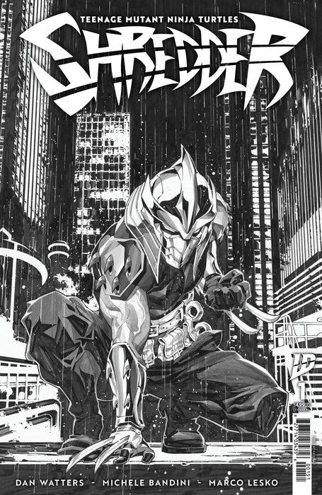Teenage Mutant Ninja Turtles: Shredder #1 Variant RI (1:25) (Ngu B&W)