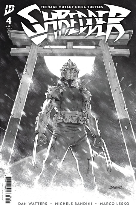Teenage Mutant Ninja Turtles: Shredder #4 Variant RI (10) (Bandini B&W)