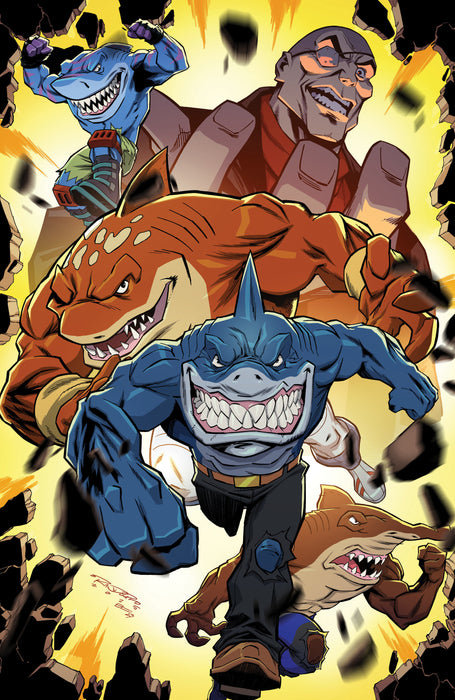 Street Sharks #1 Variant RI (50) (Randolph Full Art)