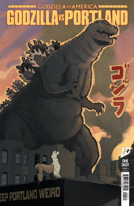 Godzilla Vs. America: Portland Variant B (Yarsky)