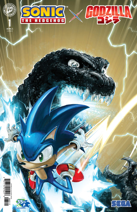 Sonic the Hedgehog x Godzilla #1 Variant D (Crain)
