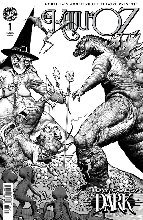 Godzillas Monsterpiece Theatre Presents: The Kaiju of Oz Variant D (Ayala IDW Goes Dark Variant)