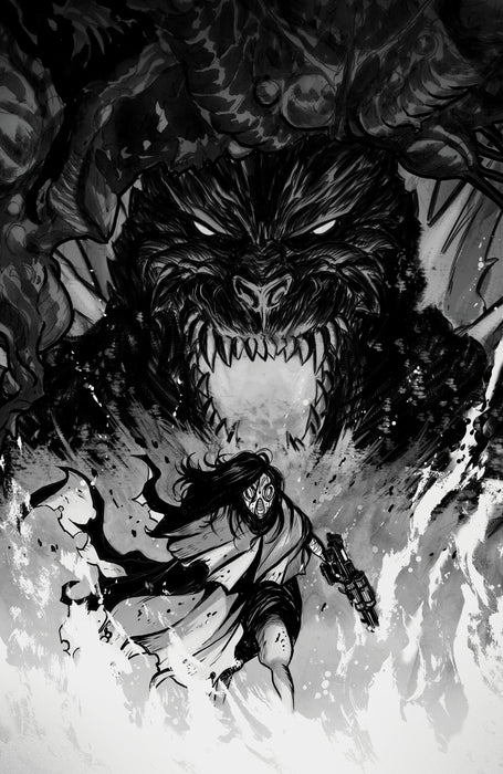 Godzilla: Revenge of the Deadzone [Kai-Sei Era] #2 Variant RI (10) (Tunica B&W Full Art)