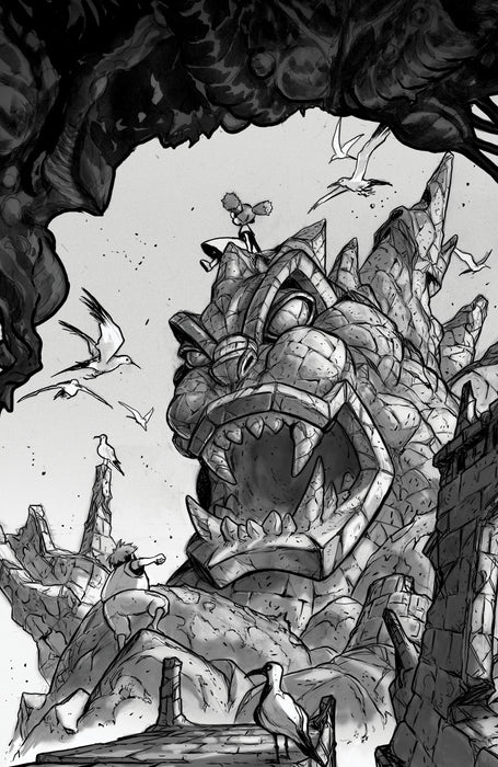 Godzilla: Revenge of the Deadzone [Kai-Sei Era] #3 Variant RI (10) (Tunica B&W Full Art)