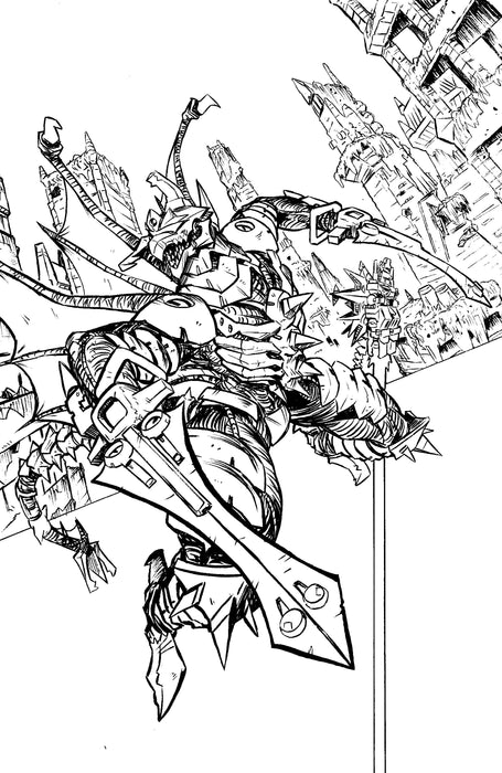 Starship Godzilla: Invasion X [Kai-Sei Era] #2 Variant RI (10) (Ono B&W Full Art)