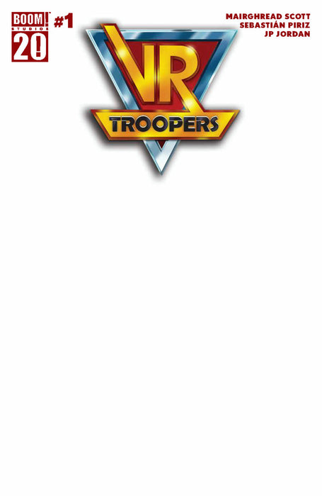 VR Troopers #1 Cover F Blank Sketch Variant (Sketch)