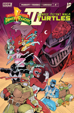 Mighty Morphin Power Rangers/ Teenage Mutant Ninja Turtles III #1 Cover ZB 2nd Printing (Dressed, Nishijima)
