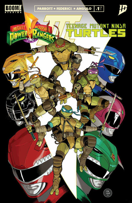 Mighty Morphin Power Rangers/ Teenage Mutant Ninja Turtles III #1 Cover B Variant (Dressed, Mora)