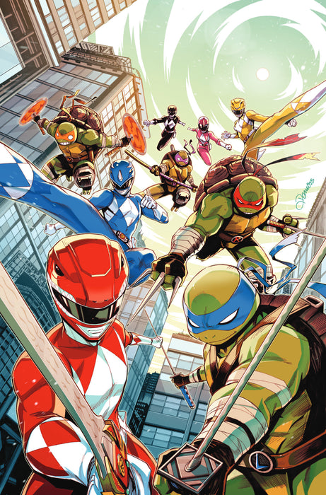 Mighty Morphin Power Rangers/ Teenage Mutant Ninja Turtles III #1 Cover E Variant (Full Art, Foil, Zonno)