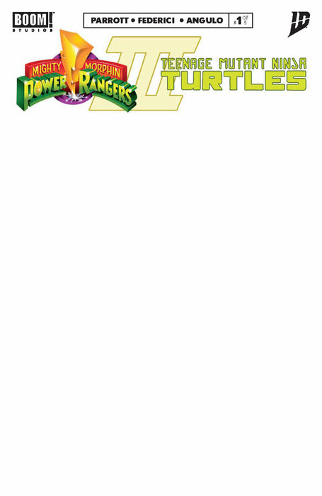 Mighty Morphin Power Rangers/ Teenage Mutant Ninja Turtles III #1 Cover F Blank Variant (Dressed, Sketch Cover, (SKETCH)