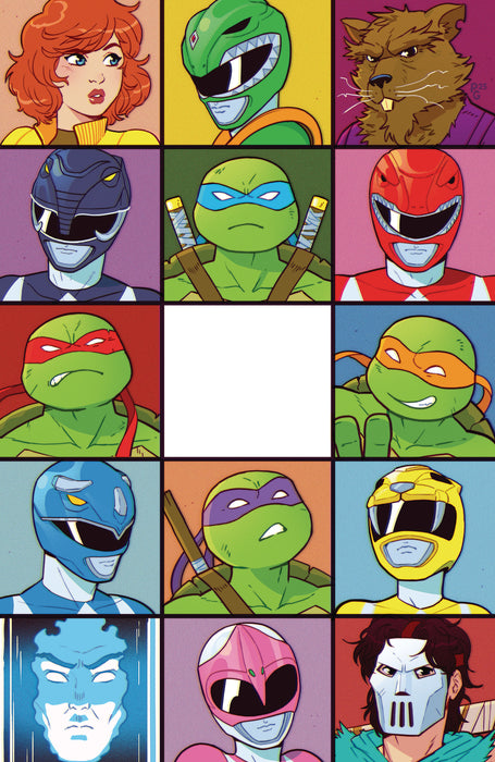 Mighty Morphin Power Rangers/ Teenage Mutant Ninja Turtles III #1 Cover L 1:200 INCV (Full Art, Ganucheau)
