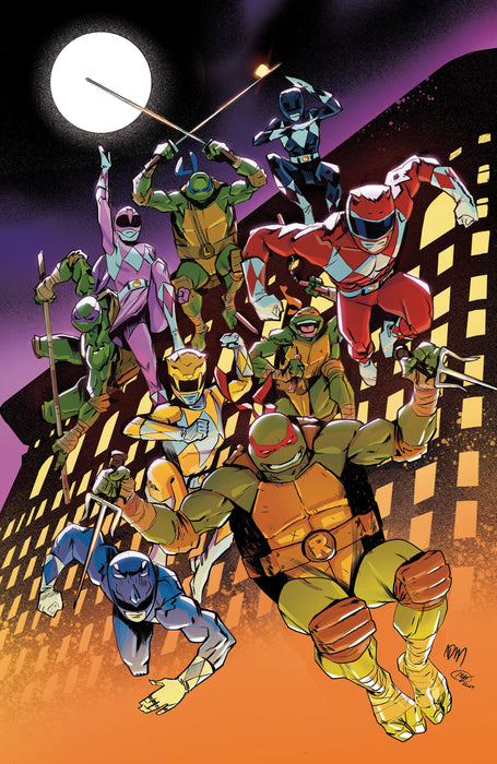 Mighty Morphin Power Rangers/Teenage Mutant Ninja Turtles III #3 Cover F 1:25 INCV (Full Art, Gorham)