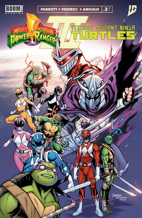 Mighty Morphin Power Rangers/Teenage Mutant Ninja Turtles III #3 Cover J FOC Reveal Variant (Dressed, Campana)