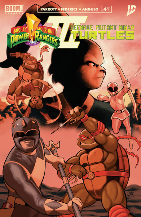 Mighty Morphin Power Rangers/Teenage Mutant Ninja Turtles III #4 Cover J FOC Reveal Variant (Dressed, Gibson)