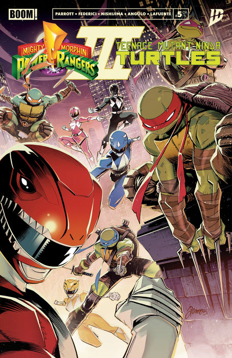 Mighty Morphin Power Rangers/Teenage Mutant Ninja Turtles III #5 Cover A Main (Dressed, Zonno)