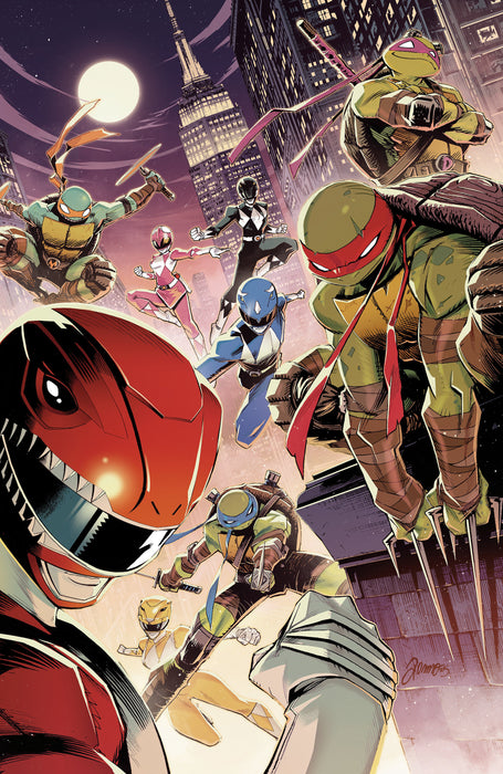 Mighty Morphin Power Rangers/Teenage Mutant Ninja Turtles III #5 Cover C Foil Variant (Full Art, Foil, Zonno)