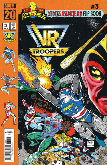 VR Troopers/Power Rangers Flipbook Facsimile Edition #3 Cover A Main (Dressed, Smith)