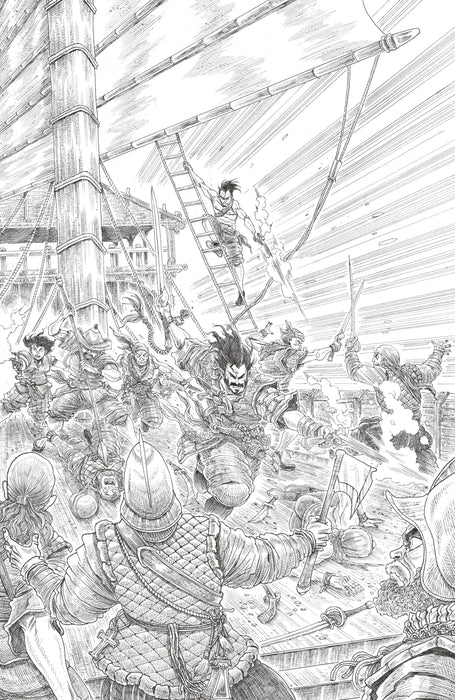 BRZRKR: The Bleeding Tide #1 Cover H 1:25 INCV (Full Art, Stokoe)