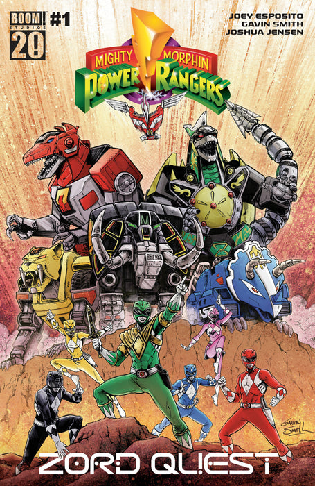 Mighty Morphin Power Rangers: Zord Quest #1 Cover A Main (Dressed, Smith)