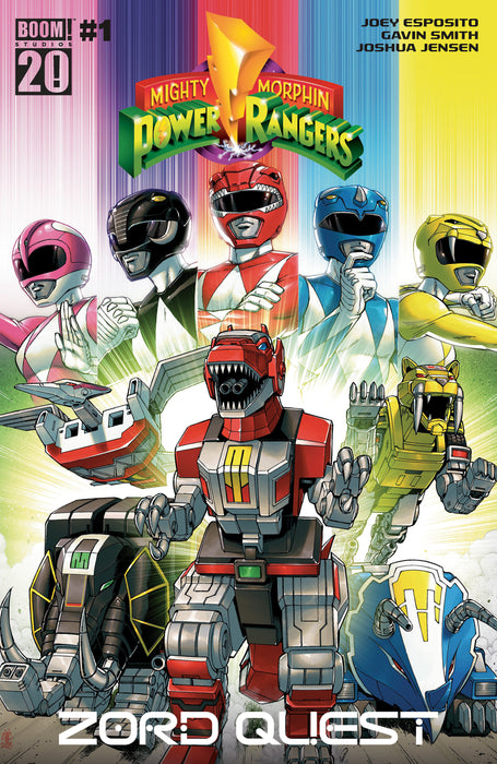 Mighty Morphin Power Rangers: Zord Quest #1 Cover B Variant (Dressed, Coller)