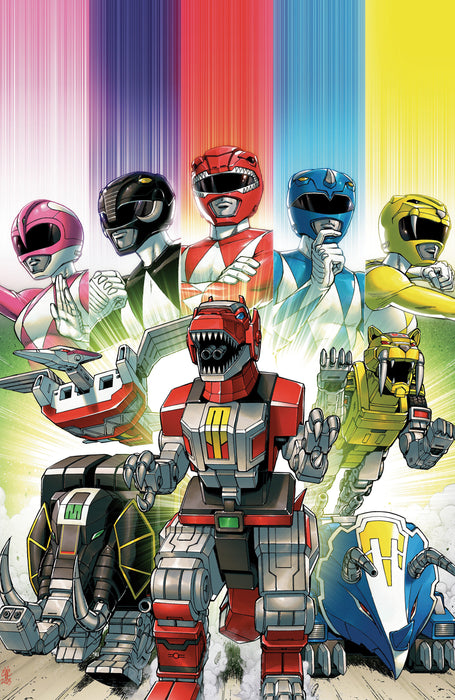 Mighty Morphin Power Rangers: Zord Quest #1 Cover C Variant (Full Art, Foil, Coller)