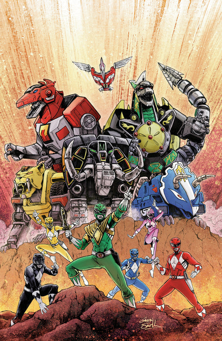 Mighty Morphin Power Rangers: Zord Quest #1 Cover D 1:10 INCV (Full Art, Smith)