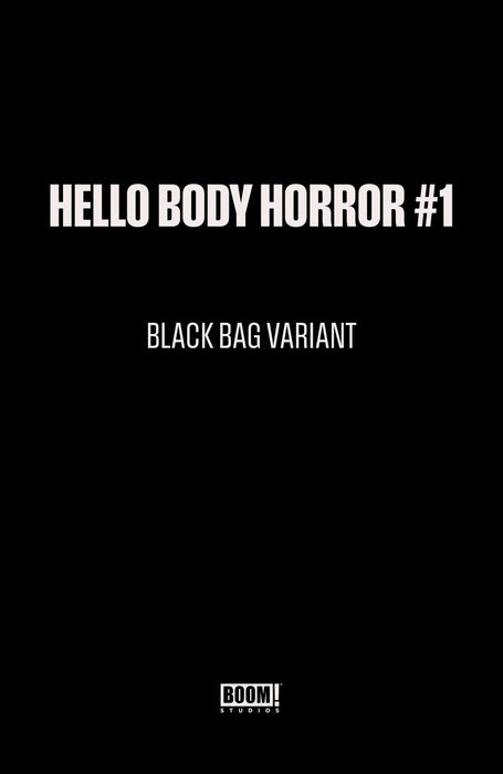 Hello Body Horror #1 C Black Bag Variant (Dressed, Black Bag, Wayshak)