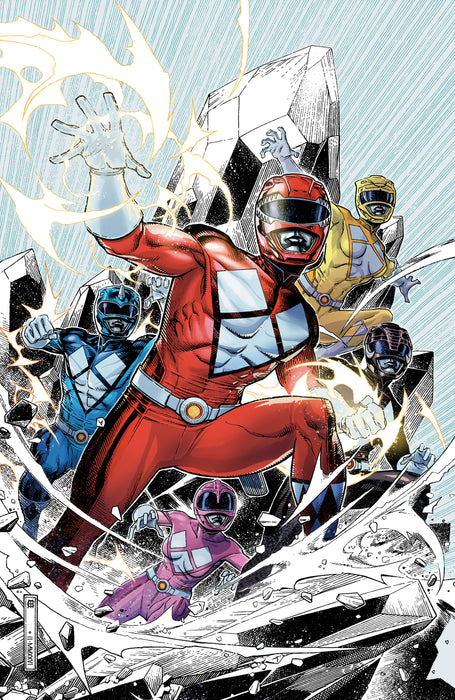 Mighty Morphin Power Rangers (2026) #1 Cover E Foil Variant (Full Art, Foil, Cheung)