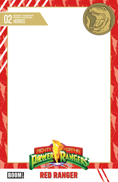 Mighty Morphin Power Rangers (2026) #2 Cover D Trading Card Blank Sketch Variant