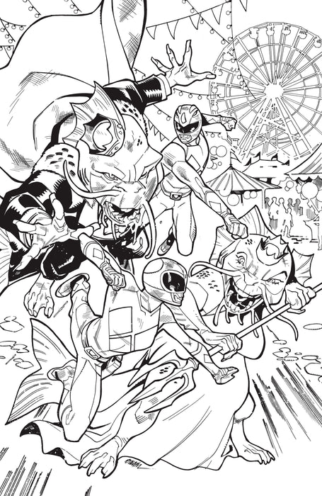 Mighty Morphin Power Rangers (2026) #4 H 1:25 INCV Variant (Full Art, Balám)