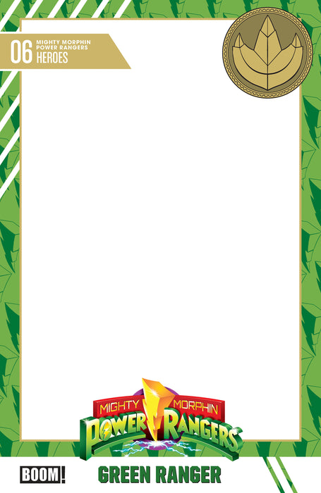 Mighty Morphin Power Rangers (2026) #6 D Trading Card Blank Sketch Variant