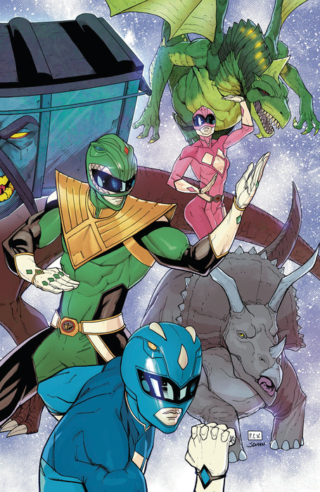 Mighty Morphin Power Rangers (2026) #7 F 1:10 INCV Foil Variant (Full Art, Foil, Sevy)