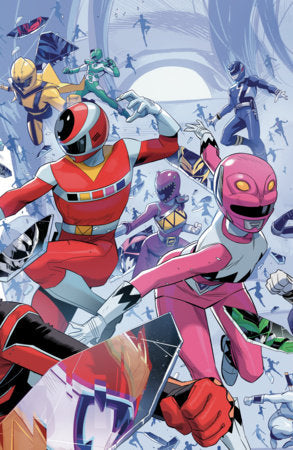 Power Rangers Unlimited #2 Cover C Every Ranger Ever Card Stock Connecting Variant (Full Art, Zonno)