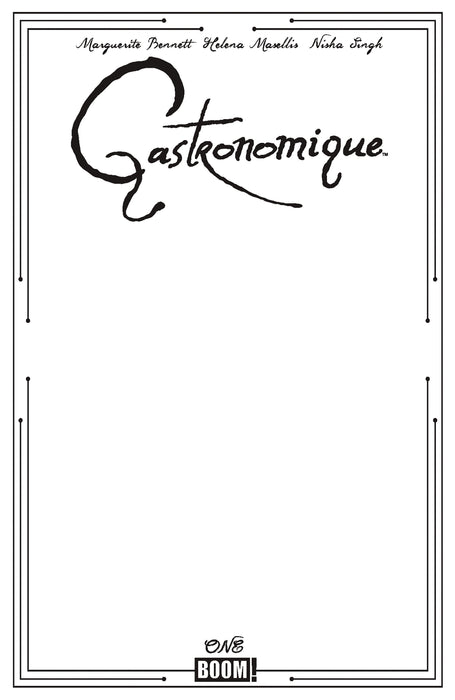 Gastronomique #1 D Blank Sketch Variant