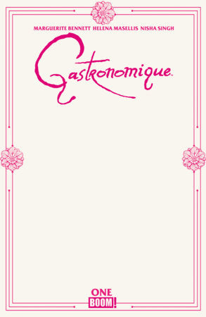 Gastronomique #1 Cover D Blank Sketch Variant