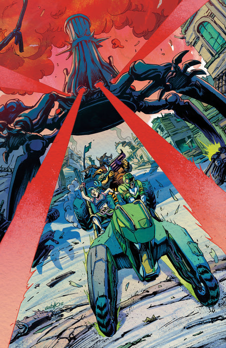 Power Rangers Green #2 E 1:10 INCV Foil Variant (Full Art, Foil, Vargas)