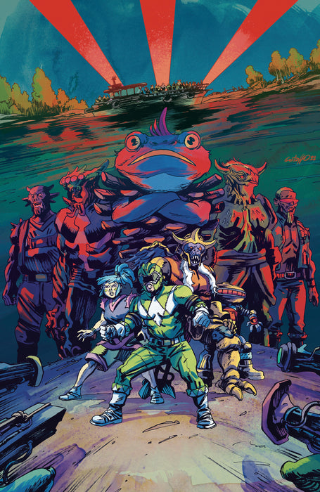Power Rangers Green #3 E 1:10 INCV Foil Variant (Full Art, Foil, Vargas)