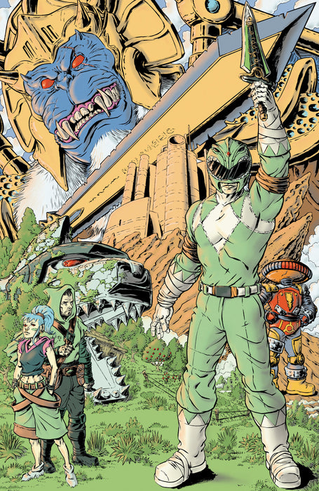 Power Rangers Green #3 F 1:20 INCV Variant (Full Art, Rasmussen)