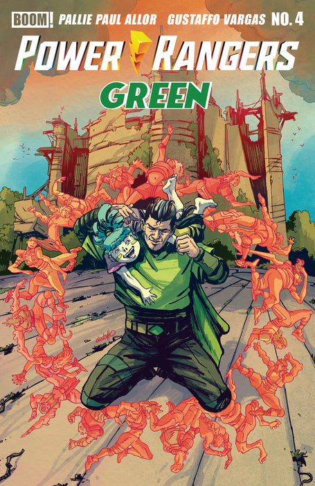 Power Rangers Green #4 B Variant (Dressed, Vargas)