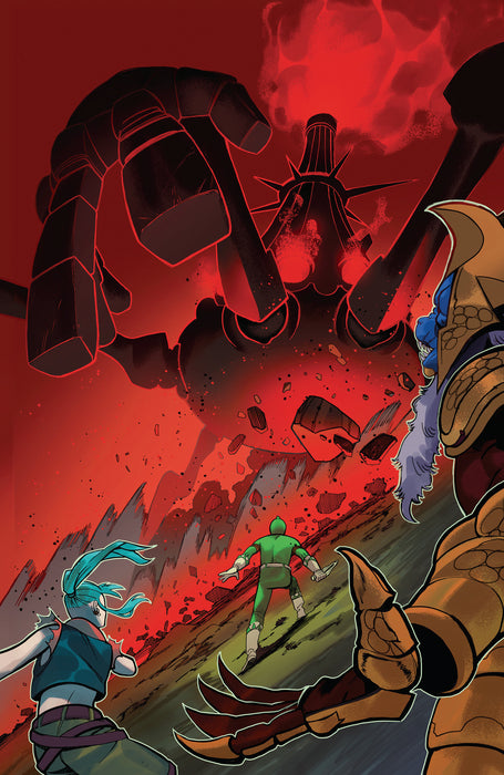 Power Rangers Green #4 H 1:50 INCV Variant (Full Art, Rivas)