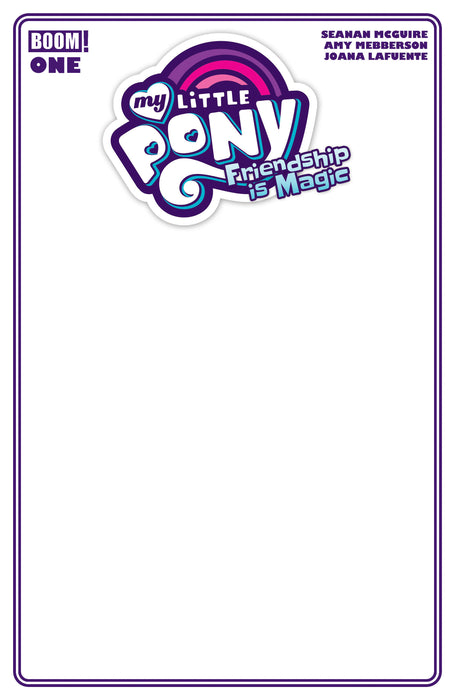 My Little Pony: Friendship is Magic (2026) #1 D Blank Sketch Variant