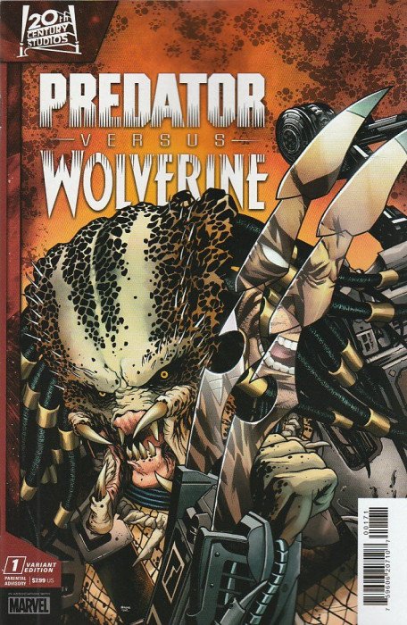 PREDATOR VS. WOLVERINE #1 MIKE MCKONE PREDATOR HOMAGE VARIANT