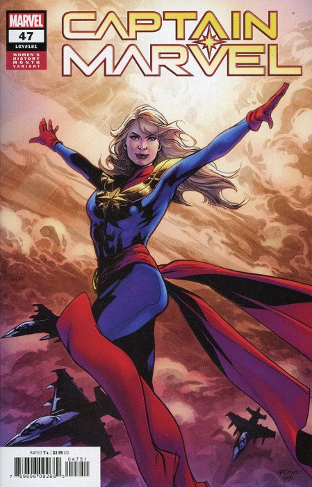 CAPTAIN MARVEL #47 LUPACCHINO WOMEN'S HISTORY MONTH VARIANT