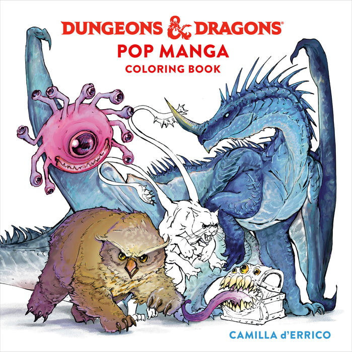 Dungeons & Dragons Pop Manga Coloring Book