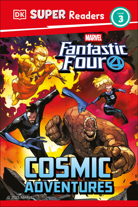 DK Super Readers Level 3 Marvel Fantastic Four Cosmic Adventures HC